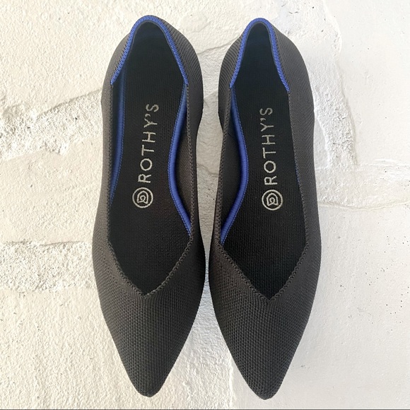 Rothy's Shoes - Rothy’s Black Pointed Toe Flats size 8